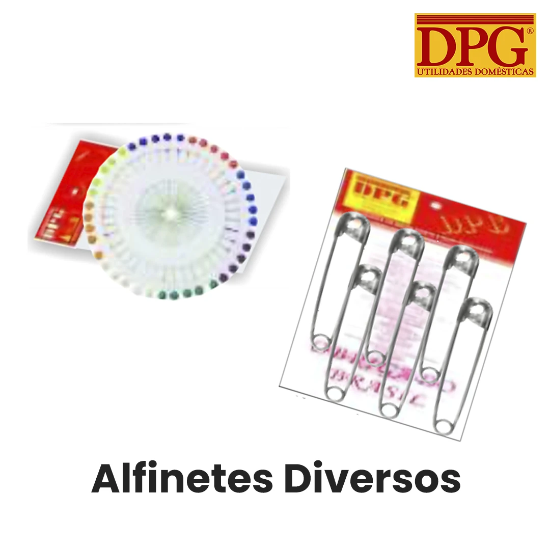 Alfinetes DPG Plásticos