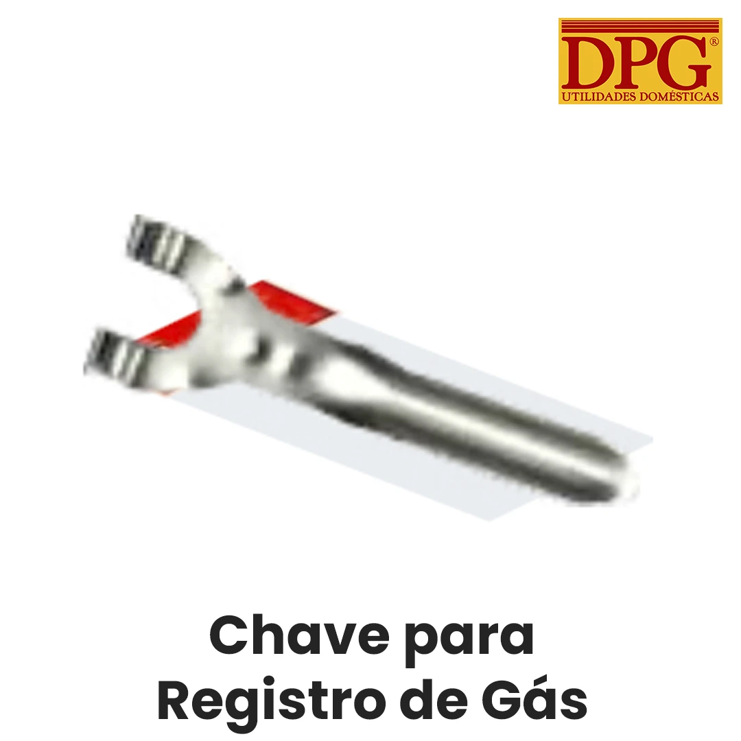 Chave para Registro de Gás