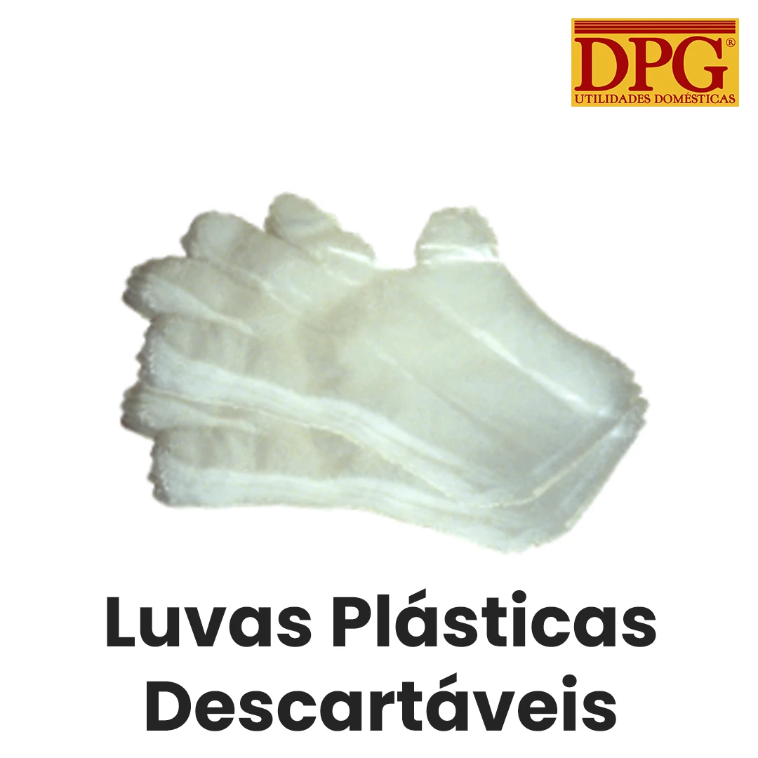 Luvas Plásticas Descartáveis